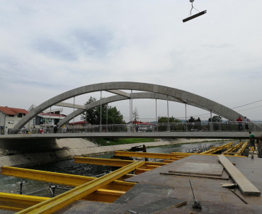 Construction of the bridge on the Vrbanja River, Čelinac